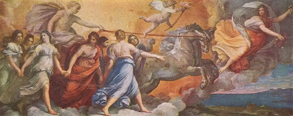 L'Aurore (1613-1614), Rome, palais Pallavicini Rospigliosi.