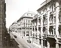 La rue Libero Badaró à São Paulo, vers 1920.