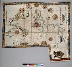 Carte du monde, 1543