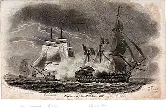 Capture of the William Tell, 1800