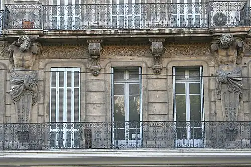 Atlantes, Marseille, no 104 de la Canebière.