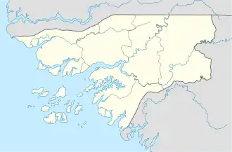 Voir sur la carte administrative de Guinée-Bissau