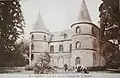 Le château de la Bizaie au début du XXe siècle (carte postale).