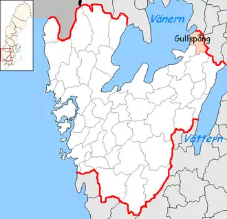 Localisation de Gullspång