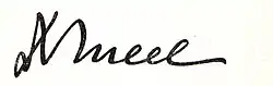 signature de Gustav Adolf Scheel