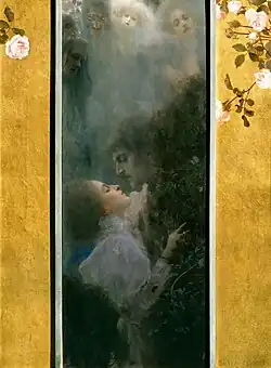 L'Amour (1895), huile sur toile (60&nbsp;×&nbsp;44&nbsp;cm), musée historique de Vienne.