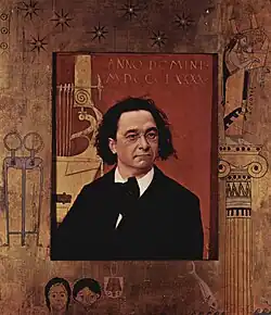 Portrait du pianiste Joseph Pembauer (1890).