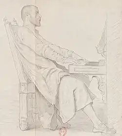 Portrait par Gustave Boulanger, c 1849-50.