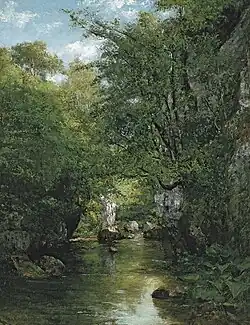 Gustave Courbet, Le Ruisseau de la Brême (1866), musée Thyssen-Bornemisza.