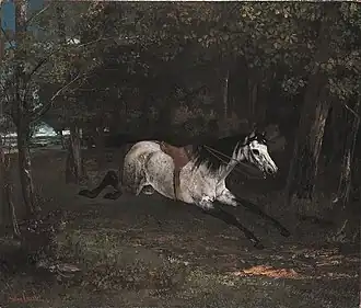 Gustave Courbet, Le Cheval dérobé, 1861
