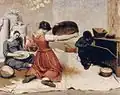 Les cribleuses de blé, par Gustave Courbet, 1854.