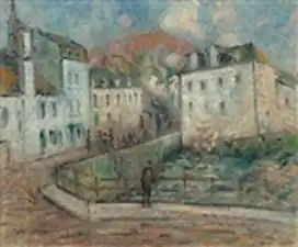 Vue de Pont-Aven, localisation inconnue.
