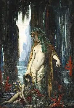 Gustave Moreau, Le Poète et le Sirène (1893), collection particulière.