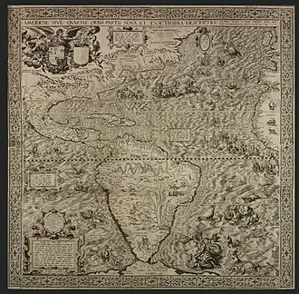 La carte des Amériques de Diego Gutiérrez.