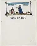 Guy ARNOUX, Pochette de la Marraine, Vendredi, 1916