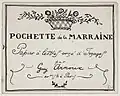 Guy ARNOUX, Pochette de la Marraine, papier à lettres orné d'images, 1916