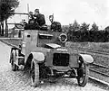 En action en 1918.