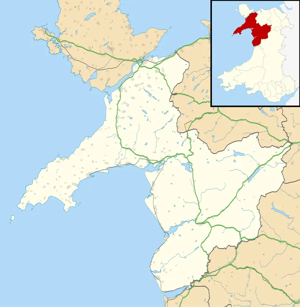 (Voir situation sur carte : Gwynedd)