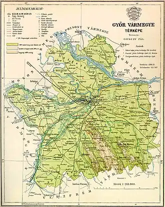 Localisation de Győr