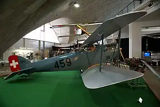 Vue de l'avion.