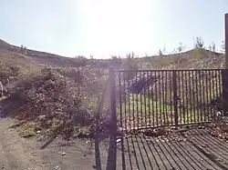 L'entrée du site.