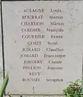 Héros de la Résistance à Oullins