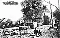 Hôpital-Camfrout (route de Daoulas) ː la ferme de Kersalguen et son ancien puits banal au début du XXe&nbsp;siècle (carte postale).