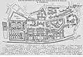Plan des bâtiments de l'Hôpital civil et de la Faculté de médecine de Strasbourg (1921)