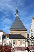 Vue sud-ouest de la chapelle.