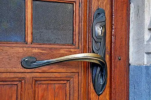 Poignée de porte.