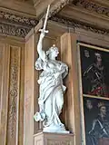 Détail d'unbe des statues
