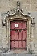 Hôtel de Cluny, Paris, ferrures du portail.