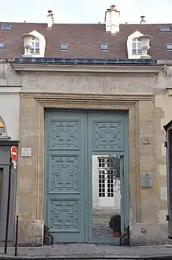 Portail (détail).