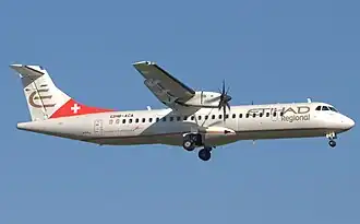 Un ATR de Etihad Regional