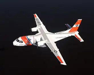 Vue de l'avion.