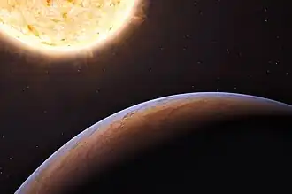 Vue d'artiste de HIP 13044 b.