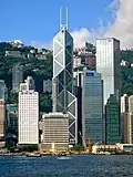 tour de la Bank of China le matin