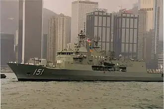 illustration de HMAS Arunta (FFH 151)