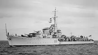 illustration de HMAS Quickmatch (G92)