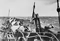 Avenger stationnés sur le pont en 1953.