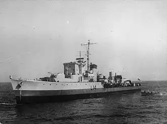 illustration de HMS Bicester (L34)