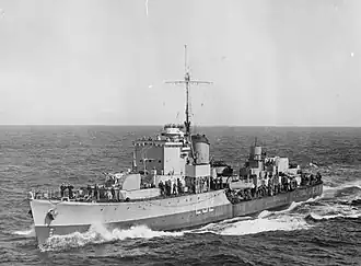 illustration de HMS Belvoir (L32)