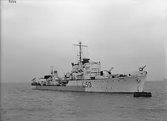 illustration de HMS Bleasdale (L50)