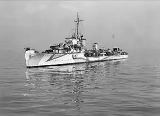 illustration de Classe B (destroyer)
