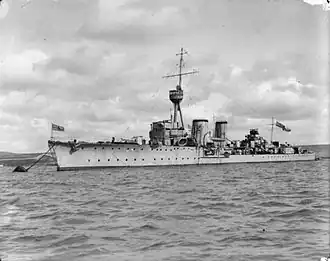 illustration de HMS Canterbury (1915)