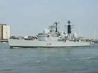 illustration de HMS Cardiff (D108)