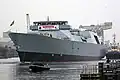 Lancement de HMS Daring à Scotstoun (1er février 2006)
