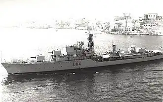 illustration de HMS Defender (D114)