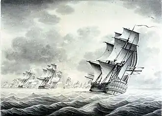 illustration de HMS Defiance (1744)