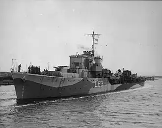 illustration de HMS Derwent (L83)